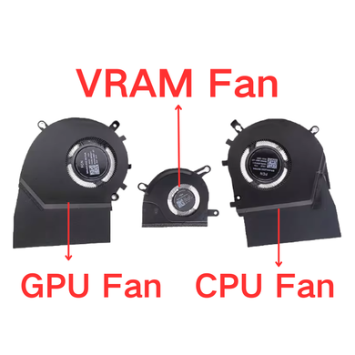 ASUS ROG Strix Scar 16 2025 G615 G615L G635 G635L Series - Laptop CPU & GPU Cooling Fan Cooler