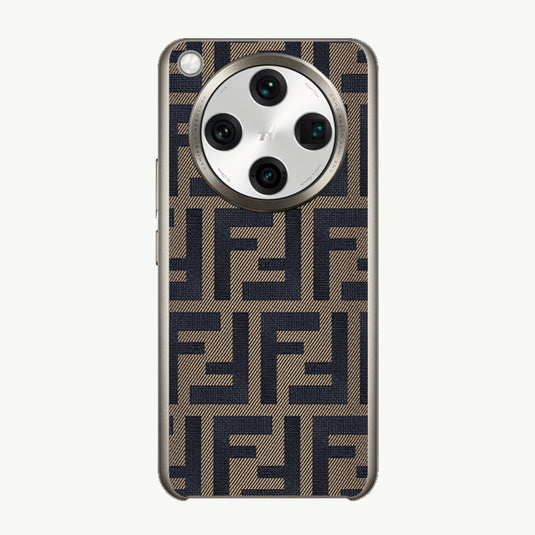 OPPO Find X8 Ultra (PKJ110, PKU110) - Electroplated Trendy Brand Plain Leather Fashion Phone Case - Polar Tech Australia