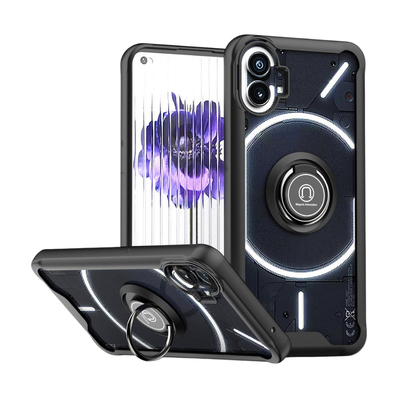 Chargez l&#39;image dans la visionneuse de la galerie, Nothing Phone (1) - Armor Matte Magnetic Ring Stand Case - Polar Tech Australia

