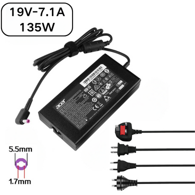 [19V-7.1A/135W][5.5x1.7] Acer Nitro 5 AN515-51 N19C5 & Aspire VN7-591 AC Power Supply Adapter Charger - Polar Tech Australia