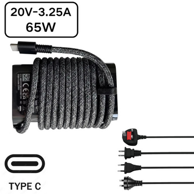 [65 W] [Type-C] HP USB C pour ordinateur portable AC mural de voyage rapide chargeur rapide adaptateur de voyage
