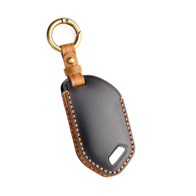 Kia Handcrafted Genuine Leather Car Key Protective Fob Cover Case For Carnival, Ev9, Picanto, Gt Line