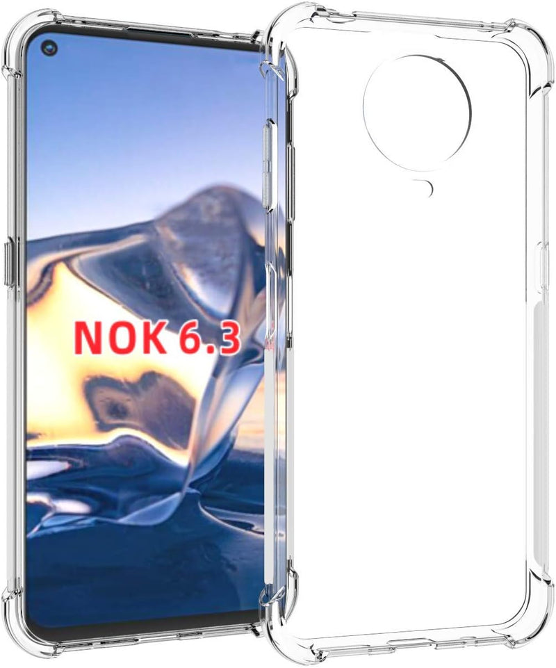 Load image into Gallery viewer, Nokia 6.3/G10/G20 - AirPillow Cushion Transparent Soft Clear TPU Four Corners Protective Case - Polar Tech Australia
