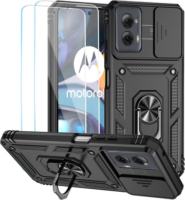[Magnetic Ring Kickstand][Slide Camera Cover] Motorola Moto G Power 2024 - Shield Shockproof Rugged Heavy Duty Case - Polar Tech Australia