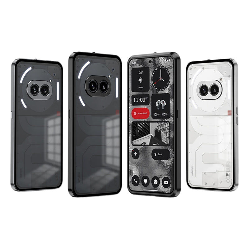 Chargez l&#39;image dans la visionneuse de la galerie, Nothing Phone (2a) - Metal Frame Frosted Magnetic Phone Case
