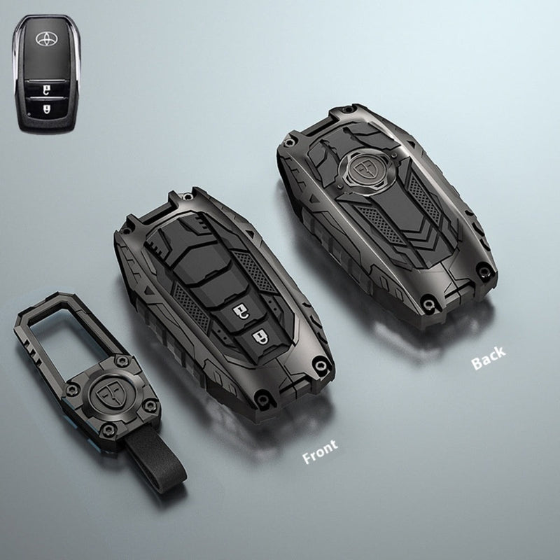 Load image into Gallery viewer, Toyota Heavy-Duty Mecha Car Key Fob Case Cover For Venza, RAV4 Prime, Land Cruiser, Fortuner, Grand Highlander, Corolla Cross, Hilux - Polar Tech Australia
