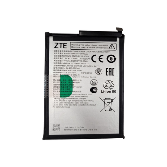 [BL-49S-976546] ZTE Axon 60 Lite / Blade A35 Z2453 / Blade A55 Z2450 / Nubia V70 Design / Z2458 V70D Series - Replacement Battery