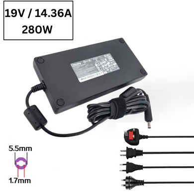 [19.5V-14.36A/280W][5.5x1.7] Acer Nitro 5 N22C1 A21-280P1A AC Power Supply Adapter Charger - Polar Tech Australia