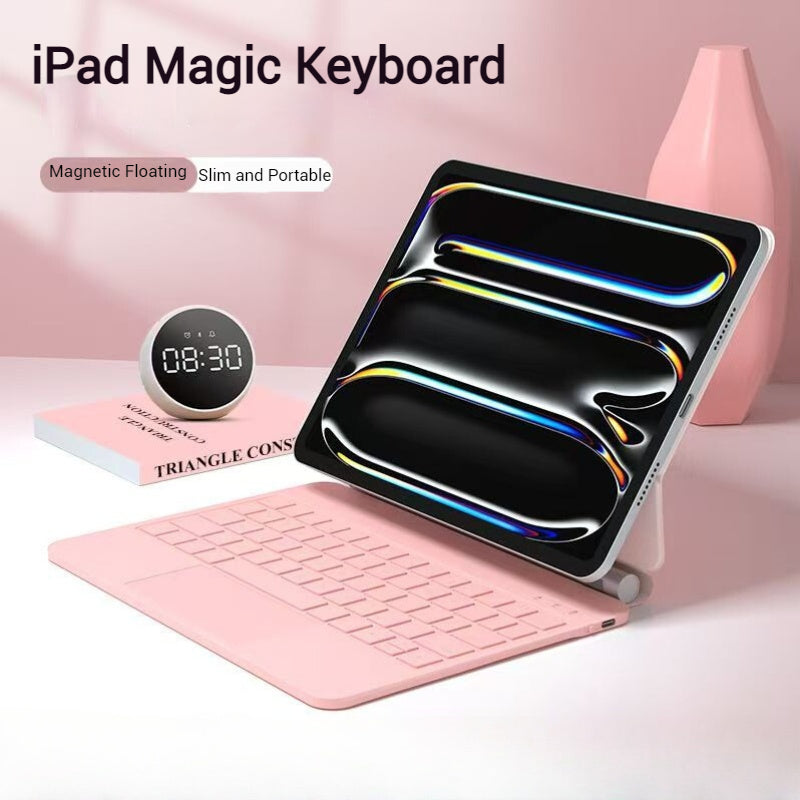 Load image into Gallery viewer, [With Touchpad][Magic Keybord] Apple iPad Pro 13-inch 7th Gen (2024) Smart Multi-Touch Trackpad Magnetic Wireless Keyboard Case With RGB Backlit - Polar Tech Australia
