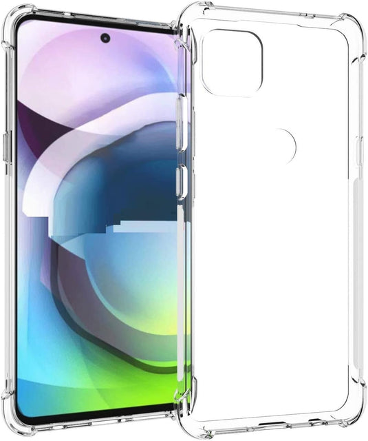 Motorola Moto G 5G - AirPillow Cushion Transparent Soft Clear TPU Four Corners Protective Case - Polar Tech Australia