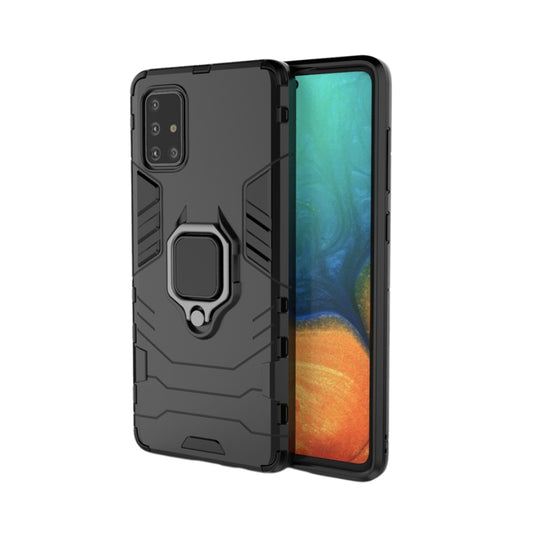 Samsung Galaxy A51 5G (SM-A516) - Heavy Duty Armor Case With Ring Holder Stand