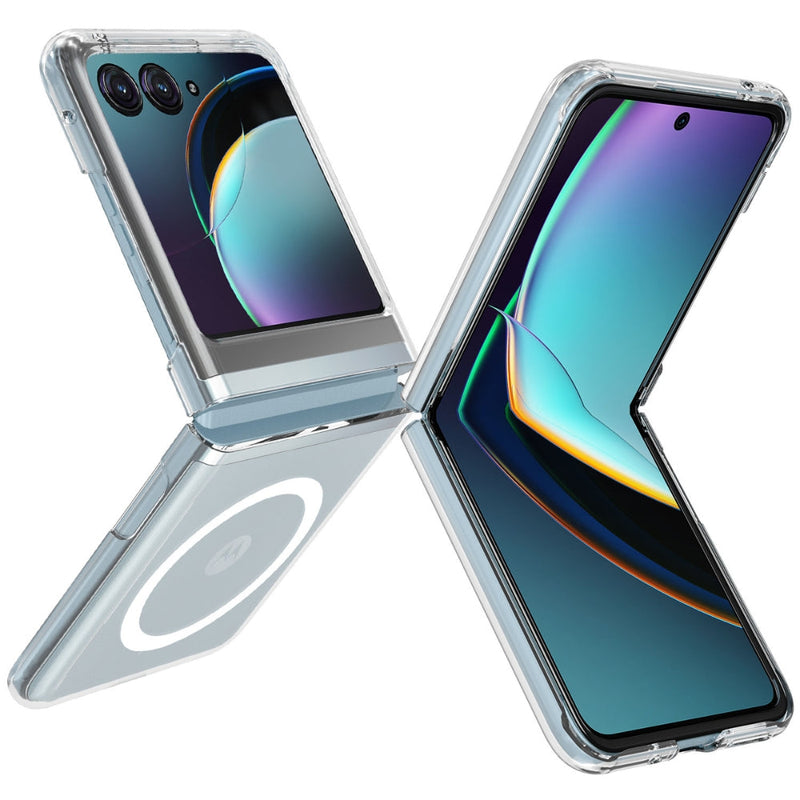 Cargue la imagen en el visor de la galería, Motorola Razr 40/Ultra - Scratchproof PC Transparent MagSafe Phone Case - Polar Tech Australia
