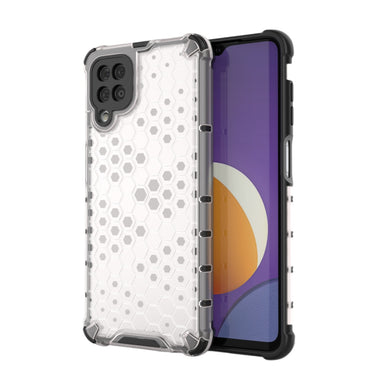Samsung Galaxy A22 5G (SM-A226) - Honeycomb Transparent Shockproof Protection Case