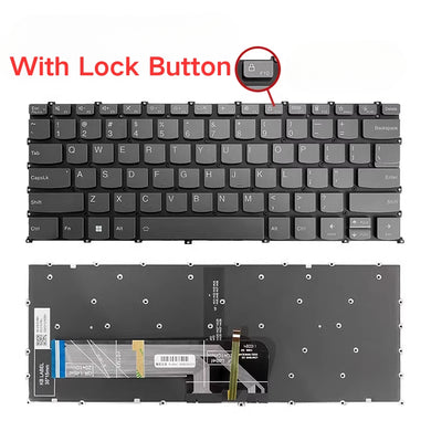 Lenovo ideaPad 5 Pro 14ITL6 14ACN6 - Keyboard With Back Light US Layout Replacement Parts - Polar Tech Australia