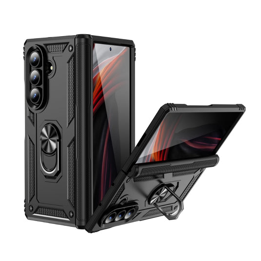 Samsung Galaxy Z Fold7 5G - Shockproof TPU + PC Phone Case with Holder