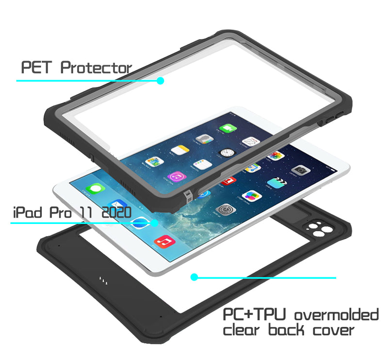 Chargez l&#39;image dans la visionneuse de la galerie, Apple iPad Pro 11&quot; 2020 &amp; 2021 &amp; 2022 Version Shellbox Waterproof Heavy Duty Lifeproof Style Case - Polar Tech Australia
