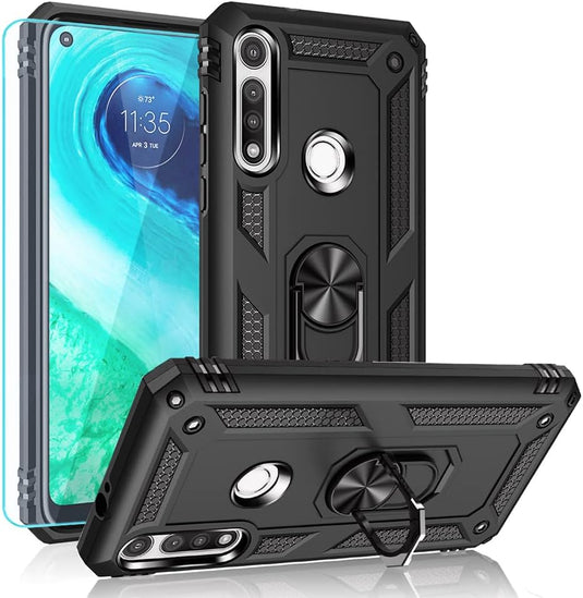 [Magnetic Ring Kickstand] Motorola Moto G Fast - Shield Shockproof Rugged Heavy Duty Case - Polar Tech Australia