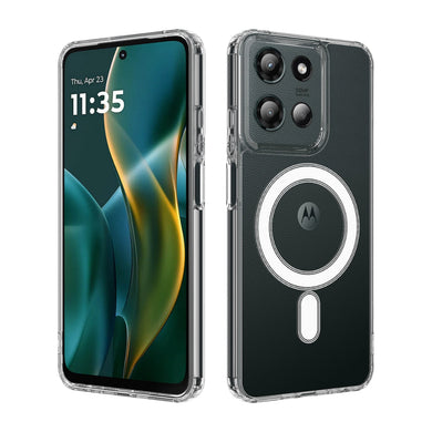 Motorola Moto G 5G (2025) - MagSafe Clear Acrylic PC Hybrid TPU Phone Case - Polar Tech Australia