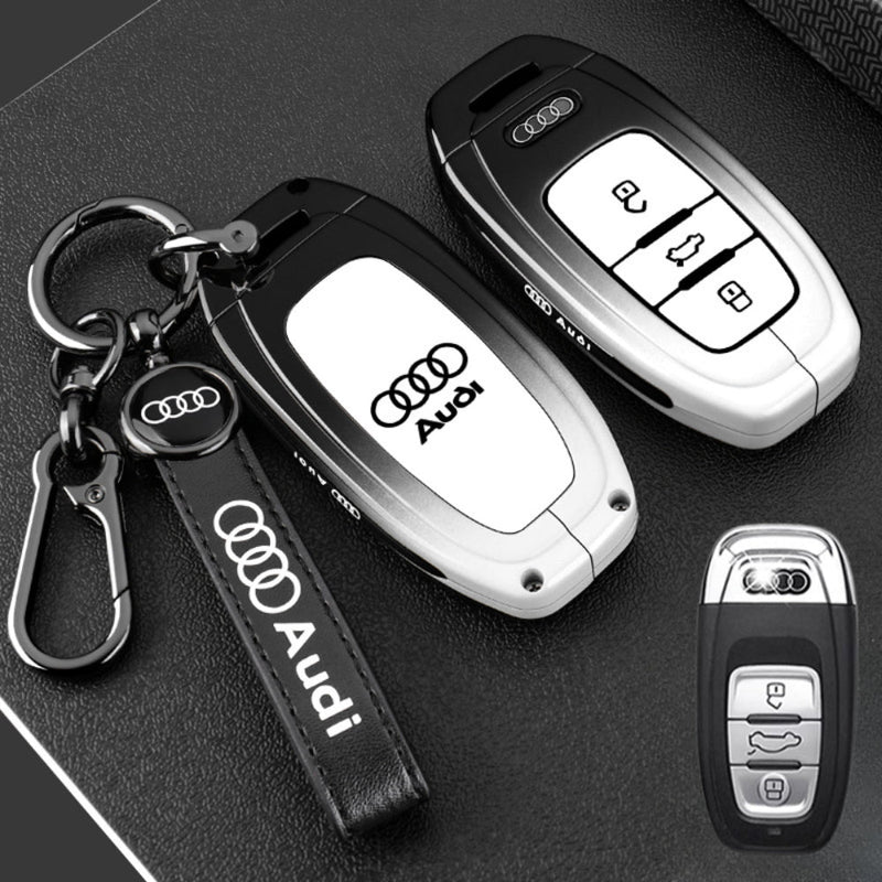 Chargez l&#39;image dans la visionneuse de la galerie, Audi Stylish with Cool Shockproof Car Key Protective Fob Case Cover For A3, A4, A5, A6, Q2, Q3, Q5, Q7, Q8, e-tron
