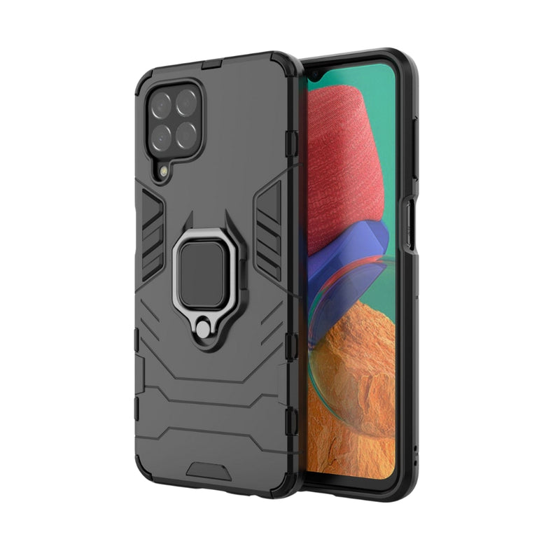 Cargue la imagen en el visor de la galería, Samsung Galaxy A42 5G (SM-A426) - Heavy Duty Armor Case With Ring Holder Stand
