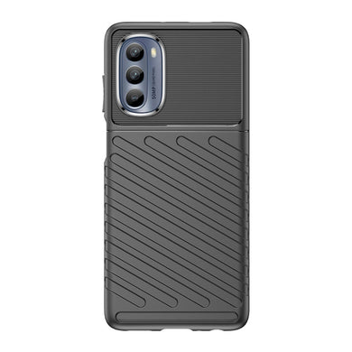 Motorola Moto G82 - Thunder Series Twill Texture Thickened Anti-fall Protection TPU Case - Polar Tech Australia