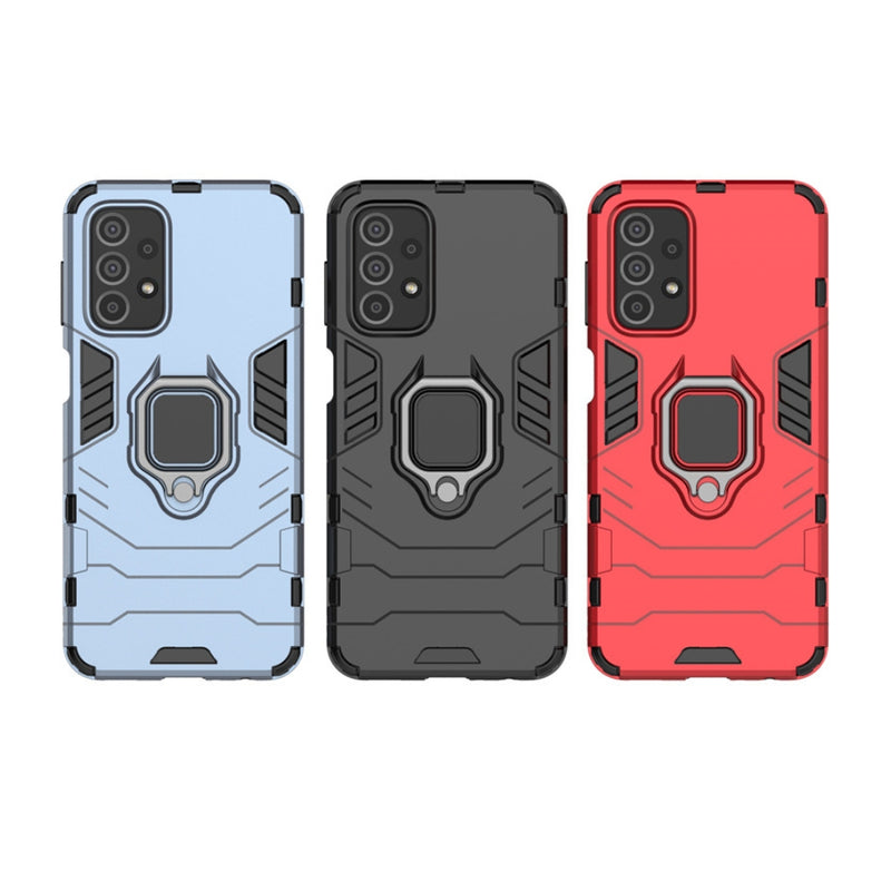 Load image into Gallery viewer, Samsung Galaxy Note 20 (SM-N980, SM-N981) - Heavy Duty Armor Case With Ring Holder Stand
