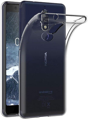 Nokia 5.1 - AirPillow Cushion Transparent Soft Clear TPU Four Corners Protective Case - Polar Tech Australia