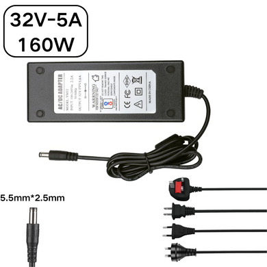 [32V-5A][5.5x2.5] Universal Computer/Monitor/CCTV POE Switch - Power Supply Adapter Wall Charger