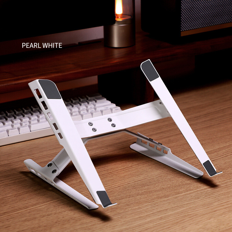 Cargue la imagen en el visor de la galería, Laptop Stand Adjustable Laptop Holder Riser Carbon Steel Portable Notebook Stand - Polar Tech Australia
