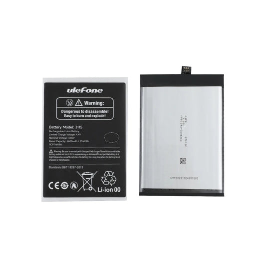 Ulefone Armor 22 - Replacement Battery - Polar Tech Australia
