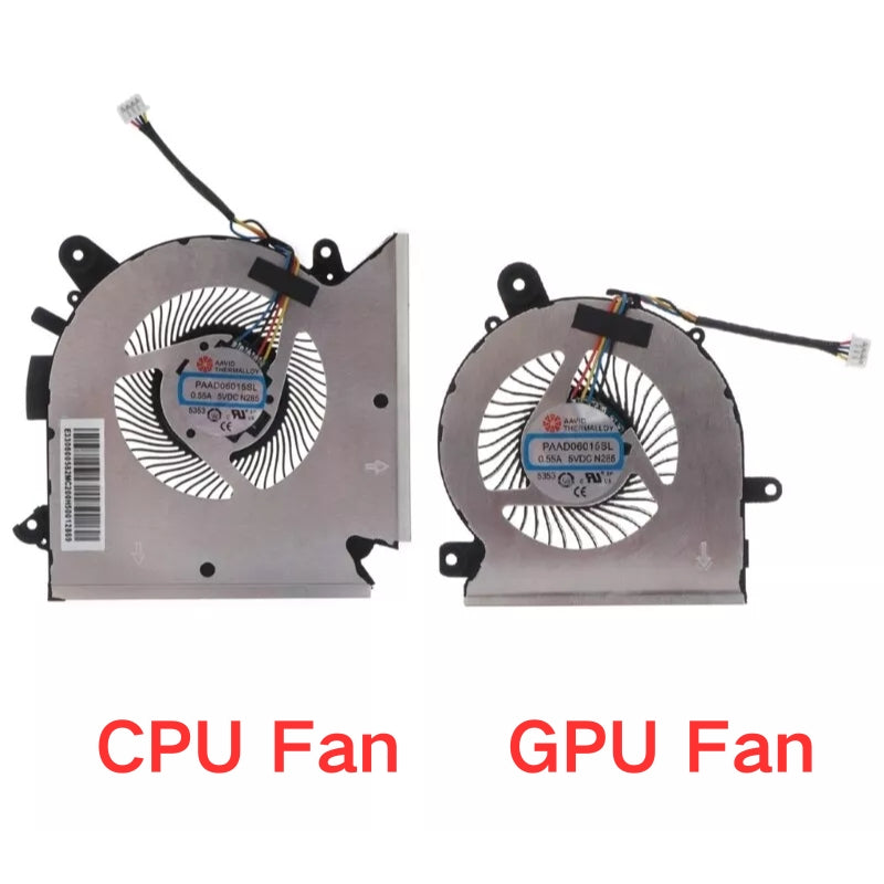 Cargue la imagen en el visor de la galería, MSI GF63 GF65 Thin MS-16R1 MS-16R2 MS-16R3 MS-16R5 WF65 Series - Laptop CPU &amp; GPU Cooling Fan - Polar Tech Australia
