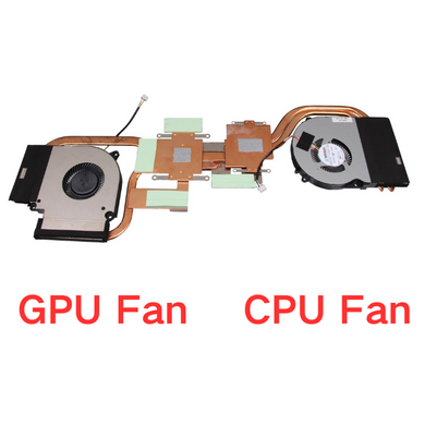 Gigabyte CLEVO NH50EA NH50RA Series - Laptop CPU & GPU Cooling Fan Cooler