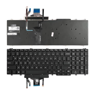 Dell Latitude 5500 5501 5510 5511 et Precision 3540 3541 3550 3551 Clavier de remplacement flexible (disposition américaine)