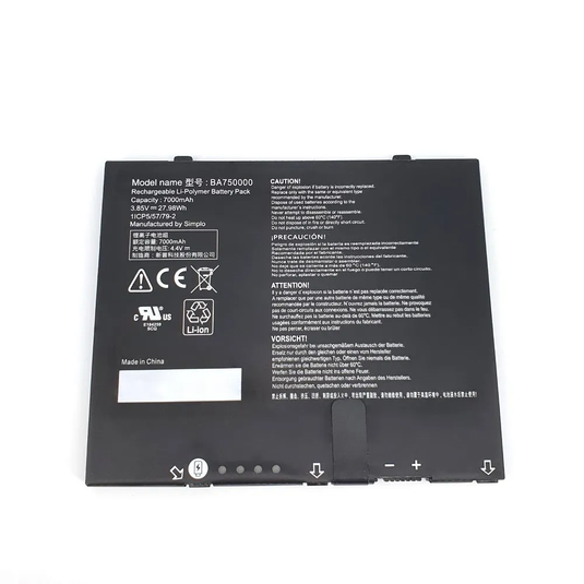 [BA750000] Genuine Getac 3.85V 28.69Wh Series - Tablet Replacement Battery