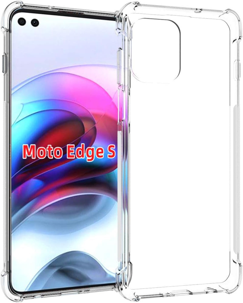 Chargez l&#39;image dans la visionneuse de la galerie, Motorola Moto G100 - AirPillow Cushion Transparent Soft Clear TPU Four Corners Protective Case - Polar Tech Australia
