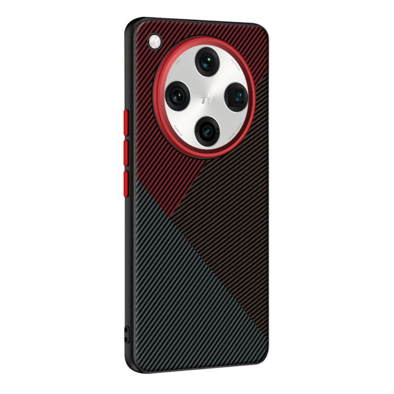 Load image into Gallery viewer, OPPO Find X8 Pro (CPH2659) - Carbon Fiber Textured Vegan Leather Shockproof Protective Case - Polar Tech Australia
