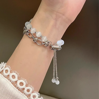 Fitbit Inspire 1 / 2 / 3 - Stylish Beaded Bracelet Strap