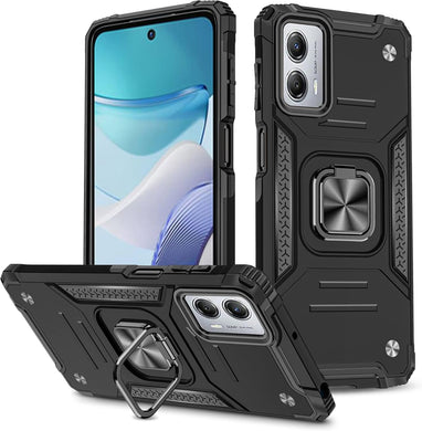 [Magnetic Rotable Kickstand] Motorola Moto G53 - Shield Shockproof Rugged Heavy Duty Case - Polar Tech Australia