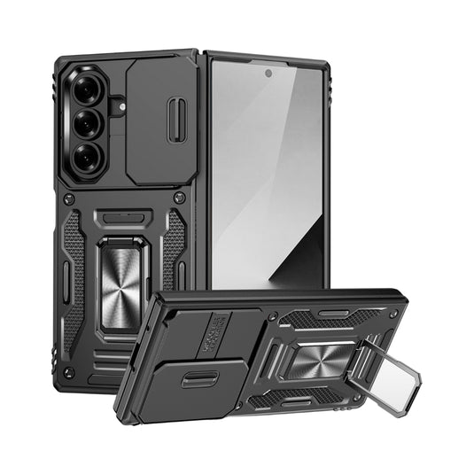 Samsung Galaxy Z Fold7 5G - Armor PC + TPU Camera Shield Phone Case