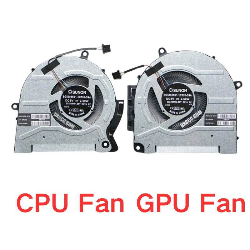 Load image into Gallery viewer, HP ENVY 17&quot; 17-CH 17 inch - Laptop CPU &amp; GPU Cooling Fan - Polar Tech Australia
