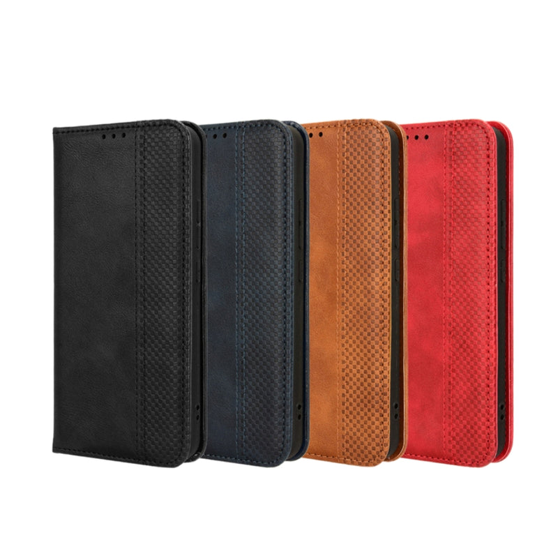 Chargez l&#39;image dans la visionneuse de la galerie, Nokia C210 - Magnetic Buckle Retro Texture Leather Phone Case
