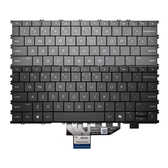 HP OmniBook X Flip 14 inch 2-in-1 14-FK 14-FM Series - Laptop Keyboard With Backlit US Layout