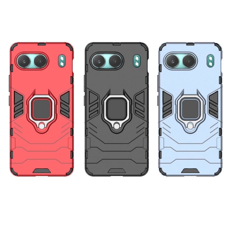 Cargue la imagen en el visor de la galería, OnePlus Nord 4 - Heavy Duty Armor Case With Ring Holder Stand - Polar Tech Australia
