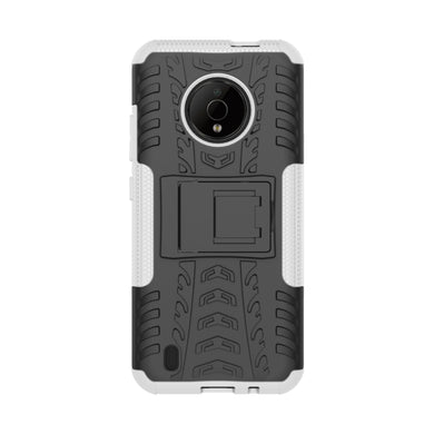 Nokia C200 - Tire Texture TPU + PC Phone Case with Holder