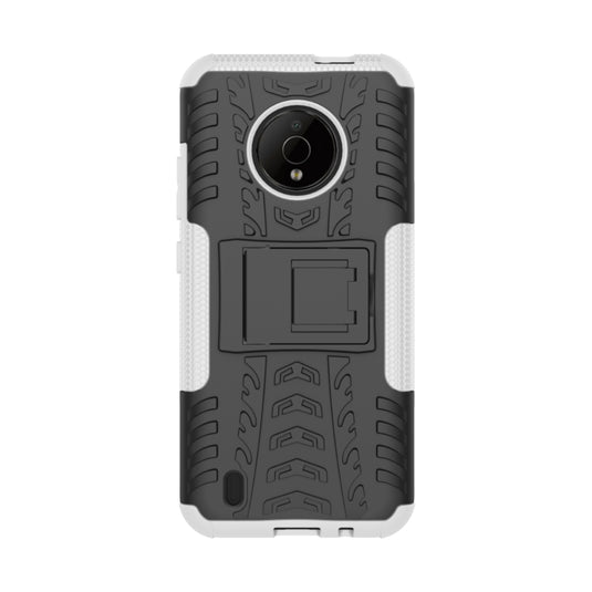 Nokia C200 - Tire Texture TPU + PC Phone Case with Holder