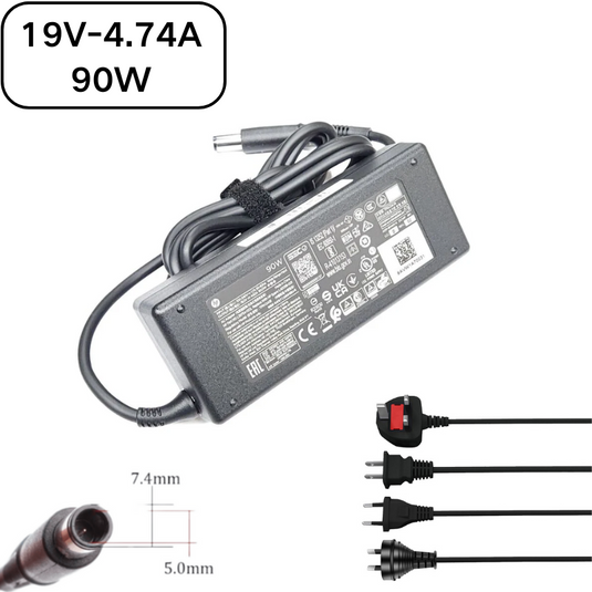 [19V-4.74A/90W][7.4x5.0] HP HP All-in-One 24 PC 24-cb / Desktop 27-cb / ProDesk 600 G6 Desktop Mini PC Series - Laptop AC Power Supply Adapter Charger - Polar Tech Australia