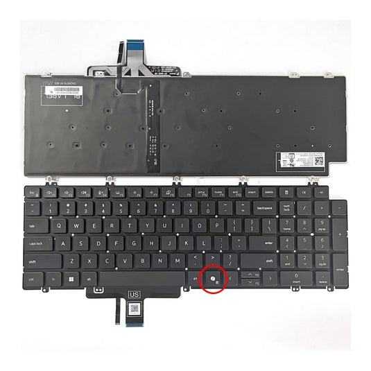 Dell Latitude 5520 5521 5530 5531 5540 Series - Laptop Keyboard With Backlit US Layout
