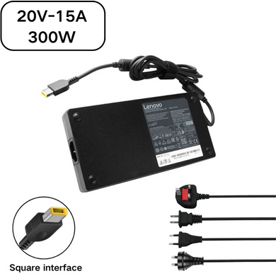 [20V-15A/300W][Yellow Square] Lenovo Legion 7 Gaming Laptop AC Power Supply Adapter Charger - Polar Tech Australia