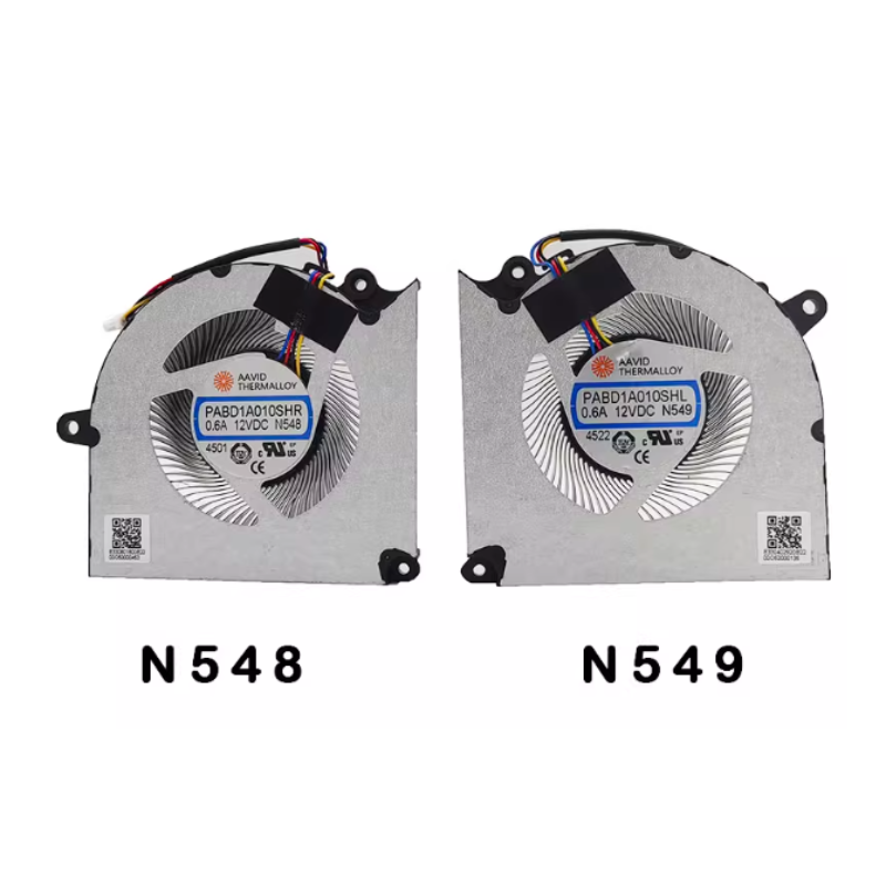 Chargez l&#39;image dans la visionneuse de la galerie, MSI Crosshair PABD1A010SHR N548 PABD1A010SHL N549 DC 12V Series - Laptop CPU &amp; GPU Cooling Fan Cooler
