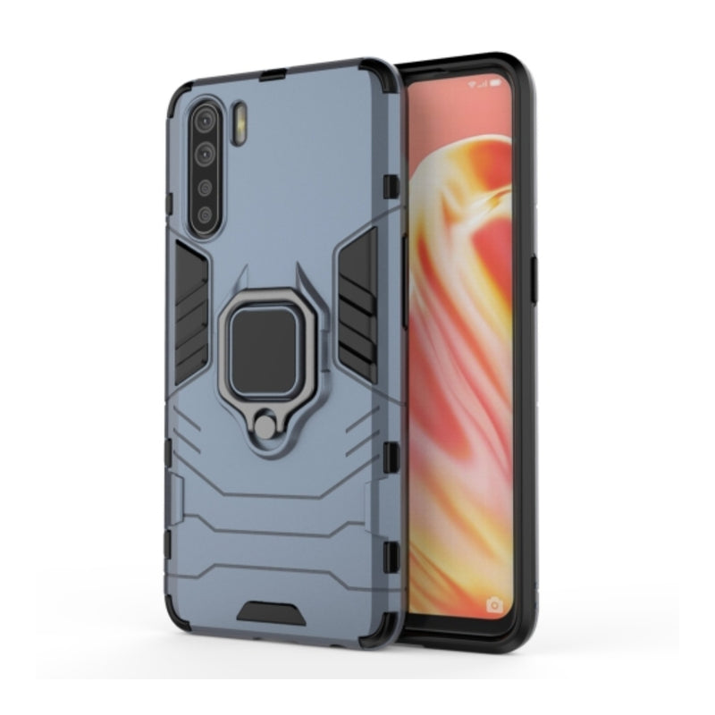Chargez l&#39;image dans la visionneuse de la galerie, OPPO A91 / Reno3 - Heavy Duty Armor Case With Ring Holder Stand - Polar Tech Australia
